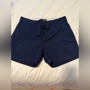 Men’s J Crew Mercsntile 5” navy shorts